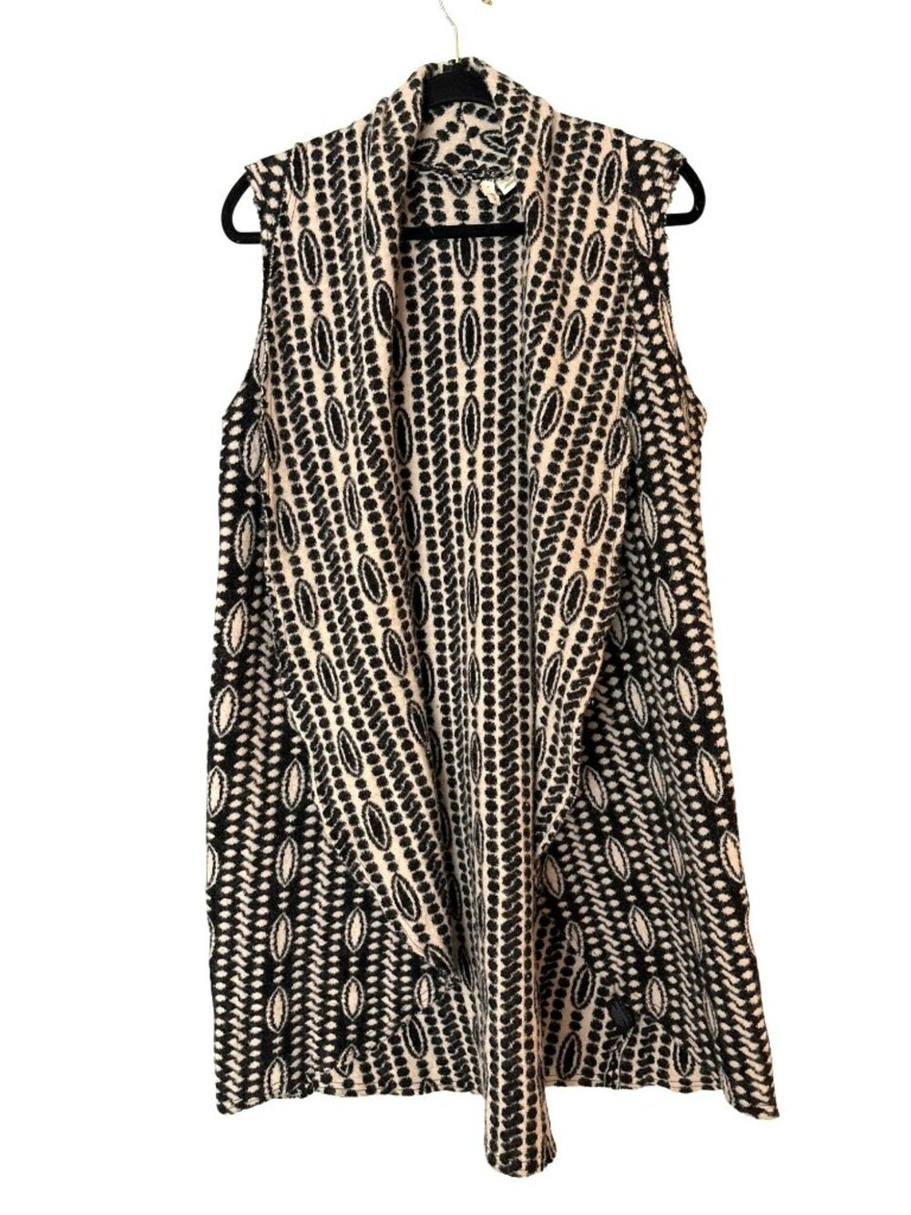 Moth Anthropologie Wool Blend Sleeveless Open Front Cardigan Vest M/L